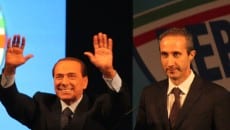Berlusconi insieme a Cusani