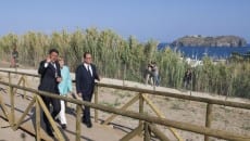 Renzi, Merkel e Hollande a Ventotene
